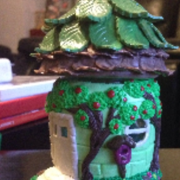 Polymer clay decorated fairy house - Picture 4 of 4